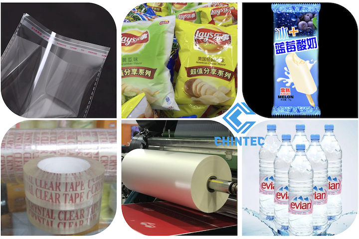 Polypropylene Opp Film Plastic Material Bopp Packaging Label Heat